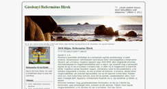 Desktop Screenshot of gardonyrefhir.hu